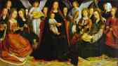 Gerard David. Madonna with Angels and Saints.