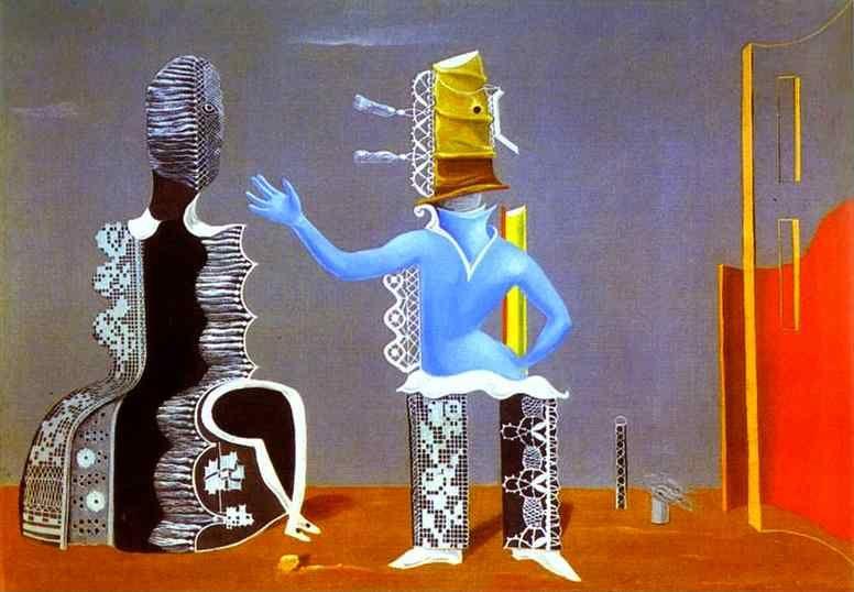 Max Ernst. The Couple or The Couple in Lace.