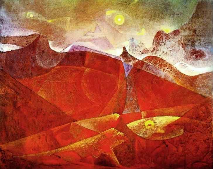 Max Ernst. Colorado of Medusa, Color-Raft of Medusa.