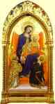 Gentile da Fabriano. Madonna and Child, with St. Lawrence and St. Julian.