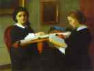 Henri Fantin-Latour. Two Sisters.