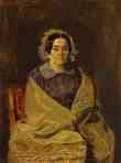 Pavel Fedotov. Portrait of N. P. Chernyshova.