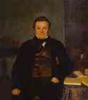 Pavel Fedotov. Portrait of F. Ye. Yakovlev.