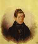 Pavel Fedotov. Portrait of M. M. Rodivanovsky.