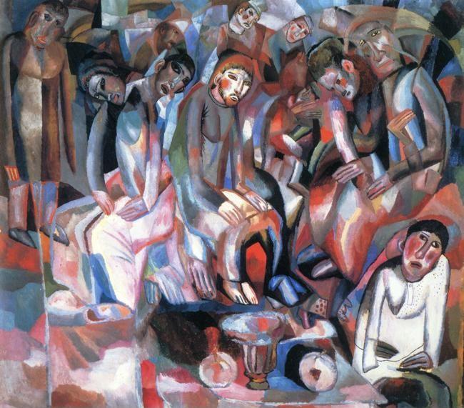Pavel Filonov. At the Table.