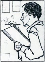 Pavel Filonov Portrait