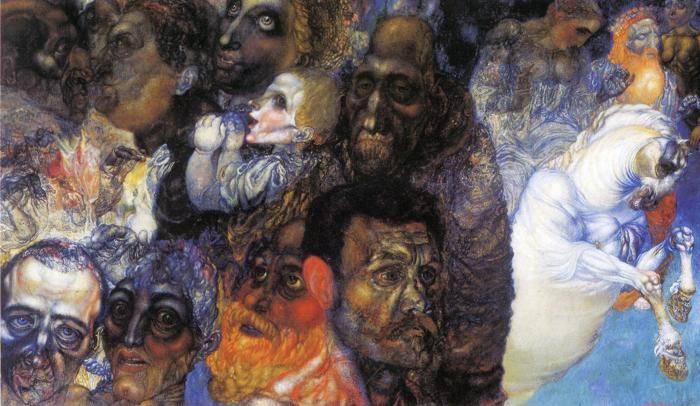Pavel Filonov. Heads.