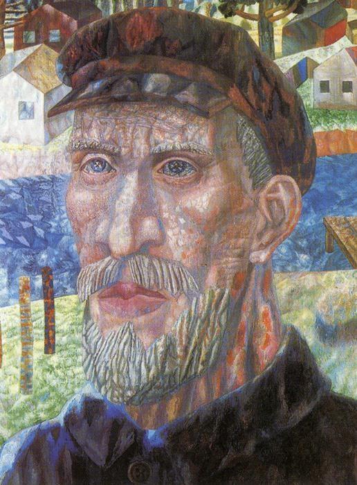 Pavel Filonov. Kolkhoznik (Member of a Collective Farm).