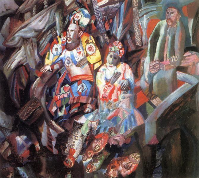 Pavel Filonov. East and West.