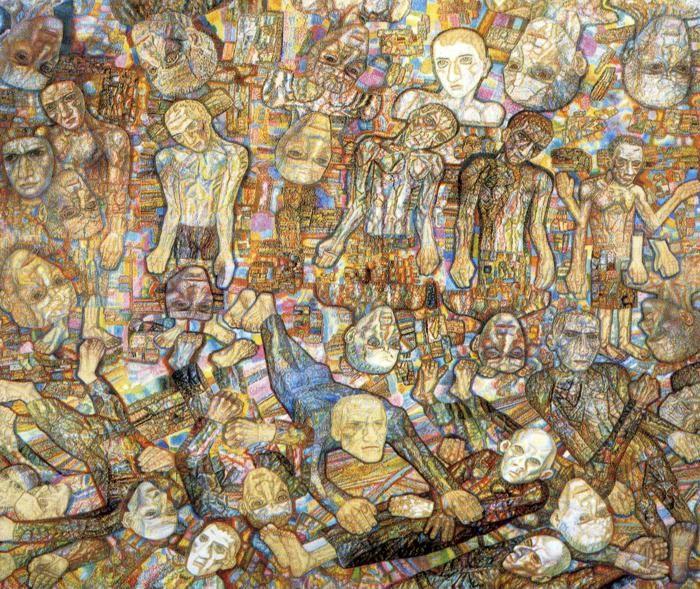 Pavel Filonov. Composition (A Raid).
