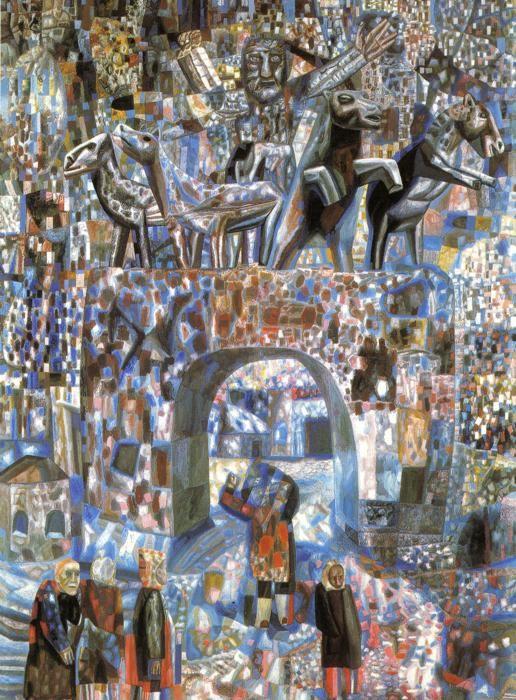 Pavel Filonov. The Narva Gates.
