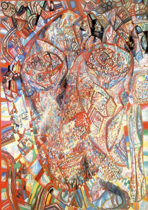 Pavel Filonov. Living Head.