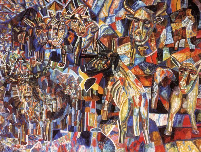 Pavel Filonov. Animals.