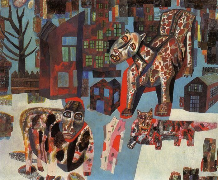 Pavel Filonov. Animals.