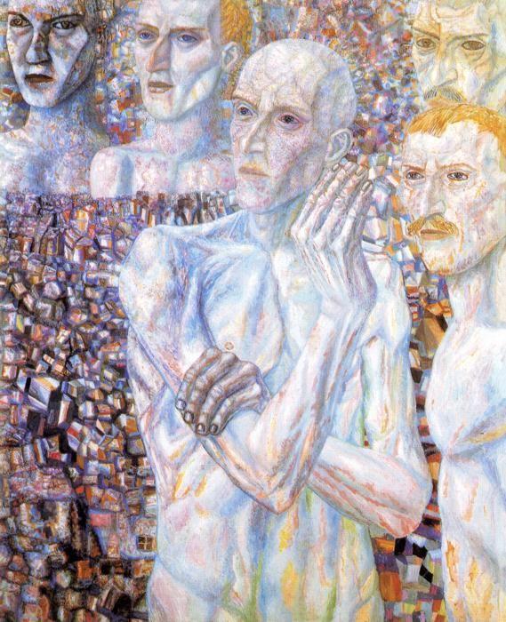 Pavel Filonov. Faces.