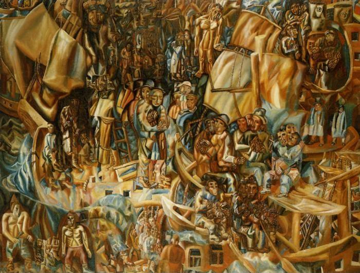 Pavel Filonov. Ships.