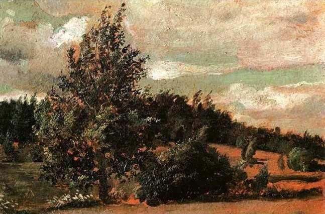 Pavel Filonov. Landscape. Wind.