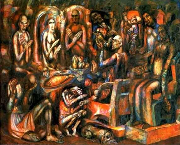 Pavel Filonov. The Feast of Kings.