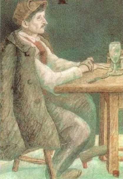 Pavel Filonov. A French Worker.