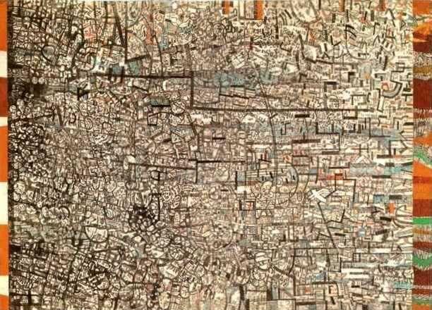 Pavel Filonov. Untitled (Non-Objective Composition).