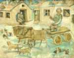 Oxen. Scene from the Life of Savages.
