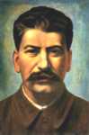 Portrait of Joseph Stalin.