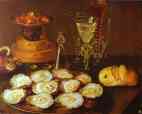 Osias Beert. Oysters and Glasses.