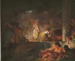 Jean-Honoré Fragonard. Washerwomen.