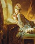 Jean-Honoré Fragonard. The Love Letter.