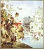 Grigory Gagarin. Genre Scene.