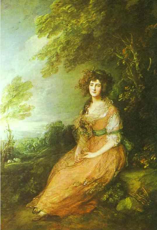 Thomas Gainsborough Mrs Richard Brinsley Sheridan Nee Elizabeth