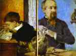 Paul Gauguin. Aube the Sculptor and His Son.
