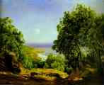 Nikolay Gay. Livorno. Road to the Sea at Antiniano near Livorno.