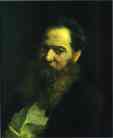 Nikolay Gay. Portrait of the Physiologist Moriz Schiff.