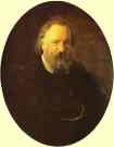 Nikolay Gay. Portrait of the Author Alexander Herzen.