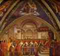 Domenico Ghirlandaio. The Confirmation of the Rule of the Order of St. Francis by Pope Honorius III.