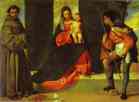Giorgione. Madonna and Child with St. Anthony and St. Roch.