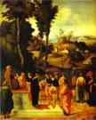 Giorgione. Moses' Trial by Fire.