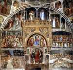 Giusto de' Menabuoi. Scenes from the Life of Christ. Frescoes on the north wall.