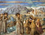 Benozzo Gozzoli. Preaching to the Birds and Blessing Montefalco.