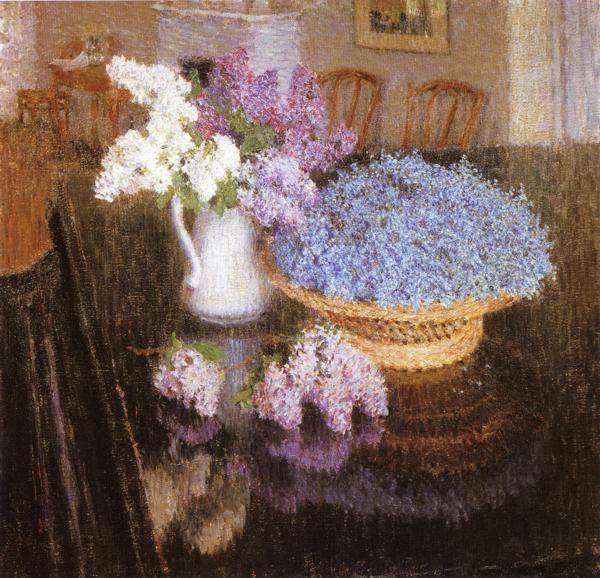 Igor Grabar. Lilacs and Forget-Me-Nots.