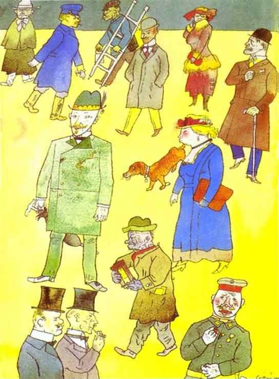 George Grosz. People.
