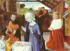 Jean Hey. The Nativity of Cardinal Jean Rolin.