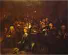 William Hogarth. Scene in a Gaming House. (A Rake's Progress).