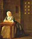 William Hogarth. Sarah Malcolm in Prison.