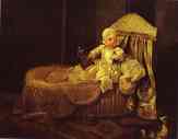 William Hogarth. Gerard Anne Edwards in His Cradle.