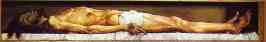Hans Holbein. The Body of the Dead Christ in the Tomb.