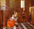 Pieter de Hooch. The Card-Players.