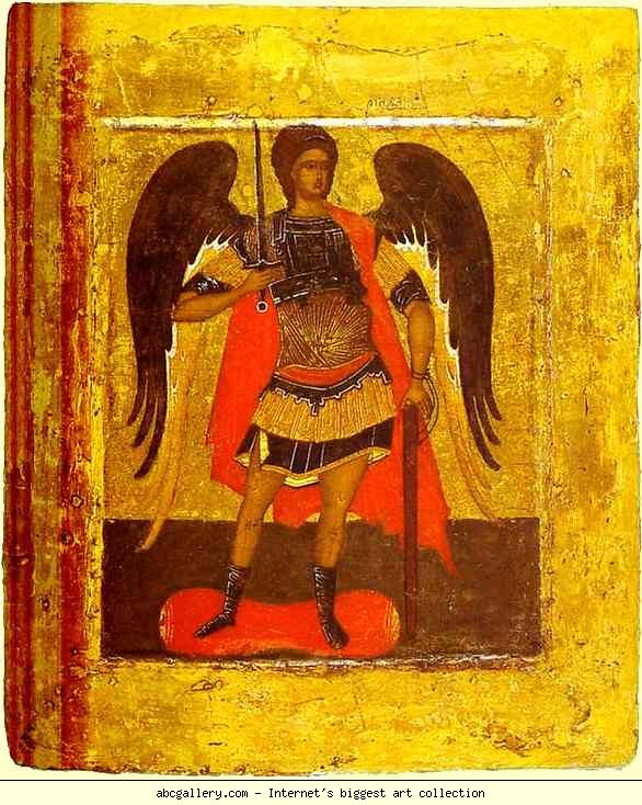 Russian Icon. The Archangel Michael.