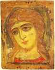 Russian Icon. An Archangel (the so-called Archangel with the Golden Hair).